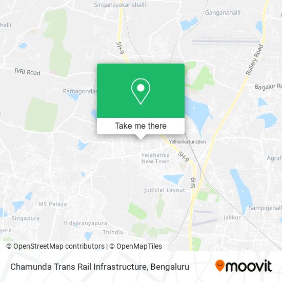 Chamunda Trans Rail Infrastructure map