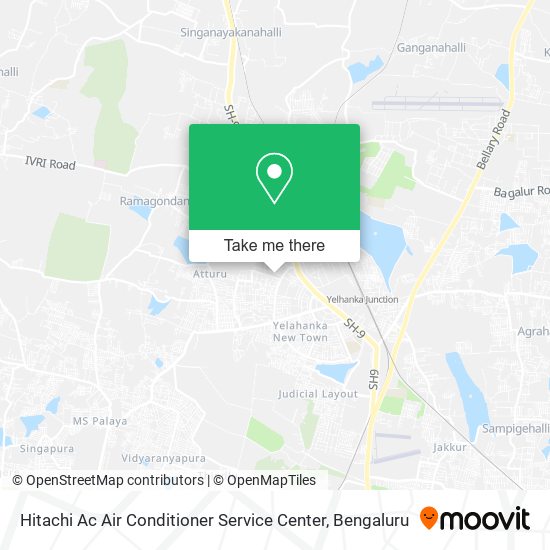 Hitachi Ac Air Conditioner Service Center map