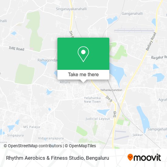 Rhythm Aerobics & Fitness Studio map