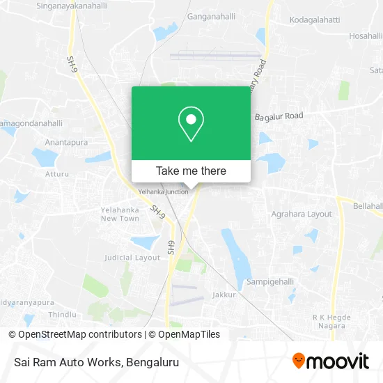 Sai Ram Auto Works map
