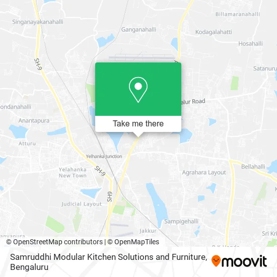 Samruddhi Modular Kitchen Solutions and Furniture map