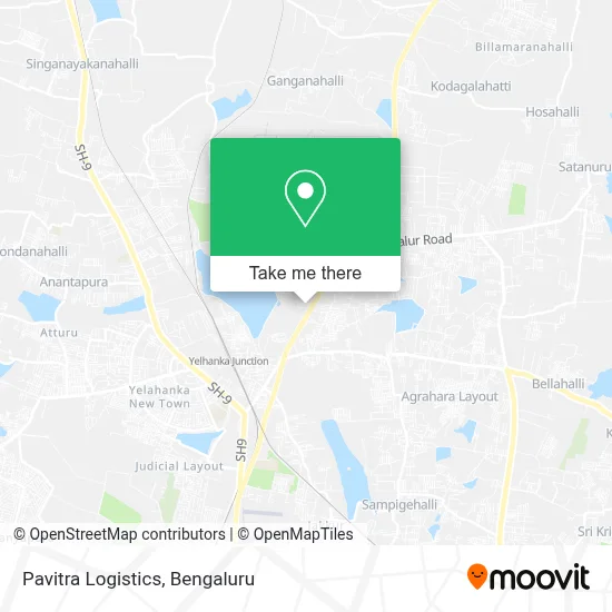 Pavitra Logistics map