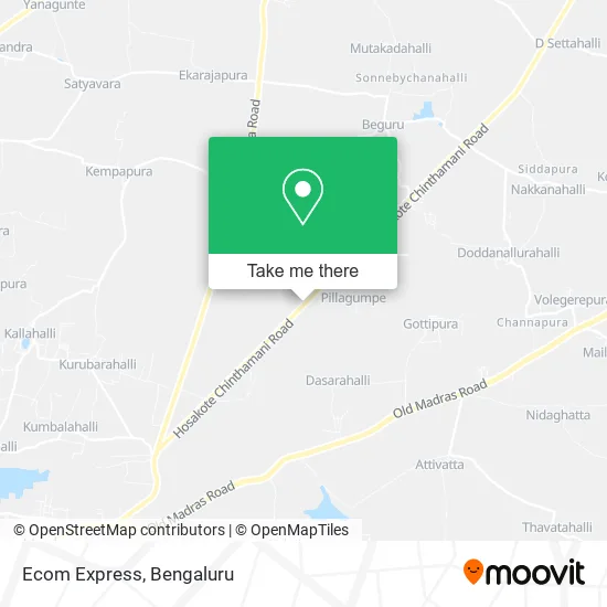 Ecom Express map