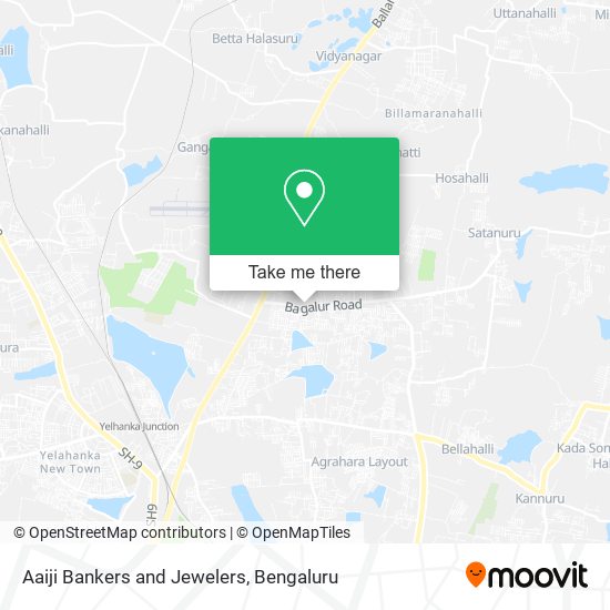 Aaiji Bankers and Jewelers map