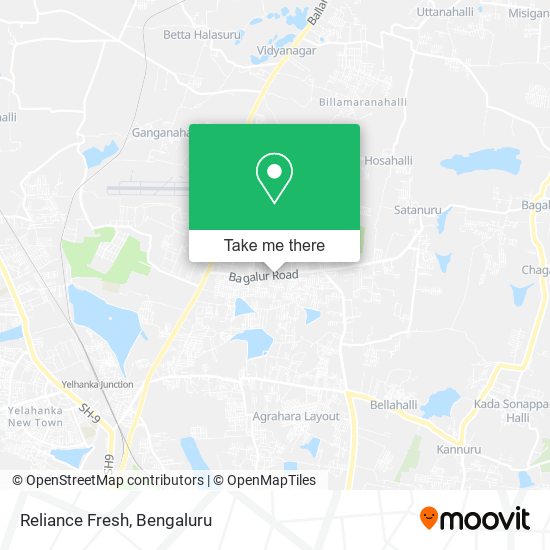 Reliance Fresh map