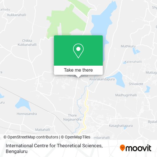 International Centre for Theoretical Sciences map