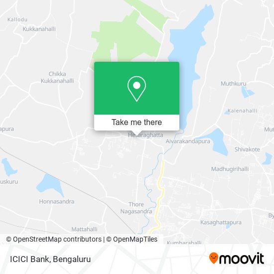 ICICI Bank map