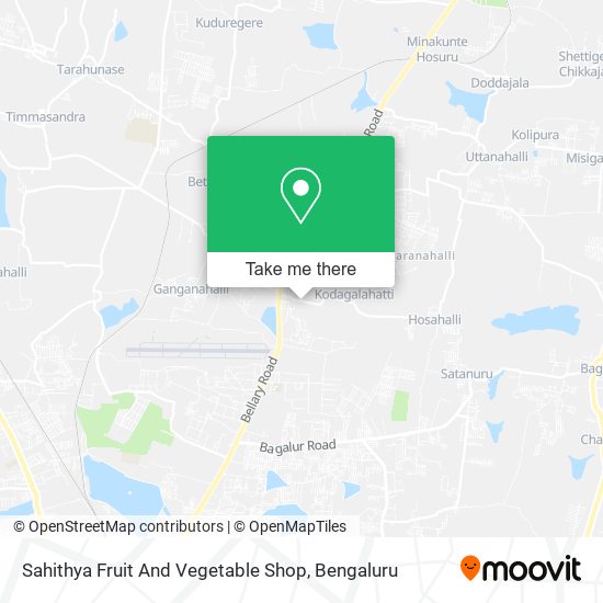 Sahithya Fruit And Vegetable Shop map