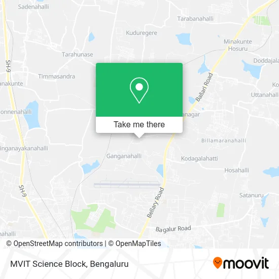 MVIT Science Block map