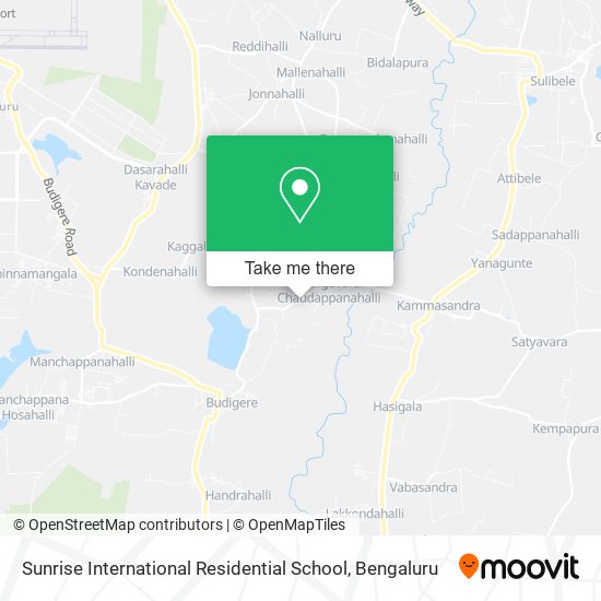 Sunrise International Residential School map