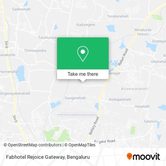 Fabhotel Rejoice Gateway map