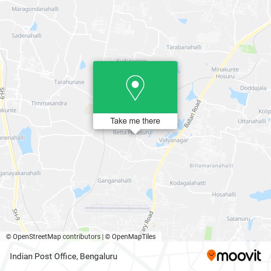 Indian Post Office map