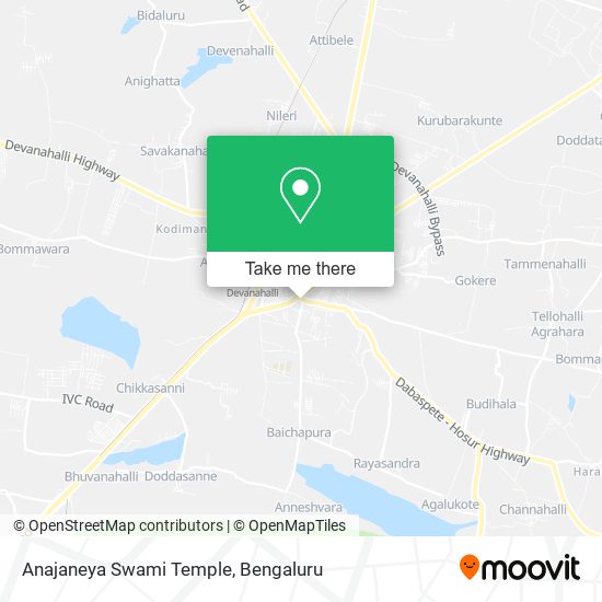 Anajaneya Swami Temple map