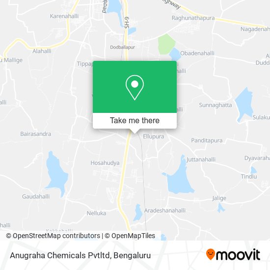 Anugraha Chemicals Pvtltd map