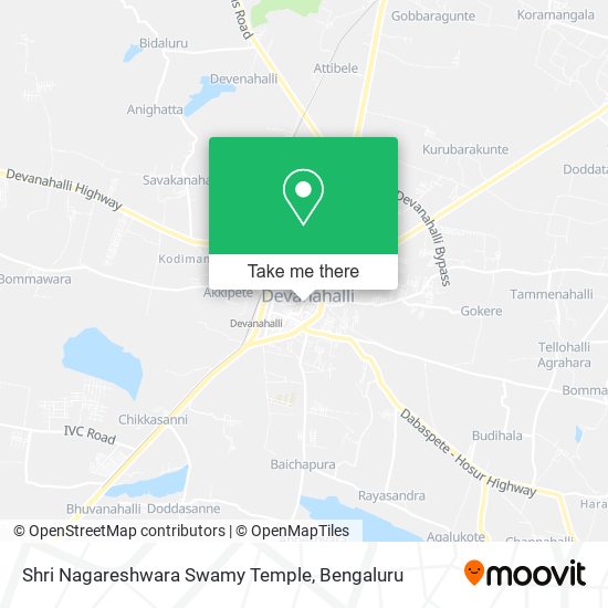 Shri Nagareshwara Swamy Temple map