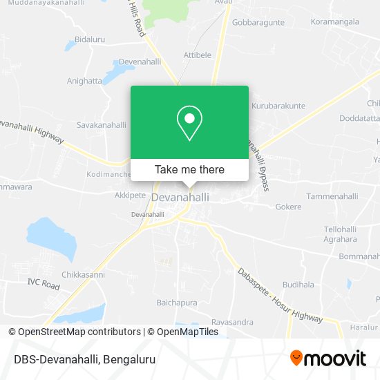 DBS-Devanahalli map