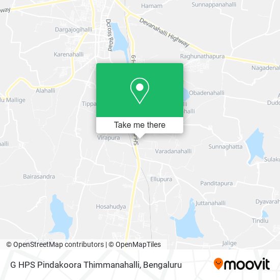 G HPS Pindakoora Thimmanahalli map