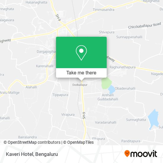 Kaveri Hotel map