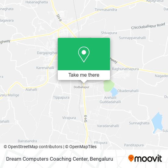 Dream Computers Coaching Center map
