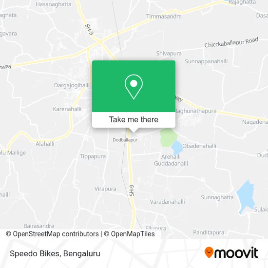 Speedo Bikes map