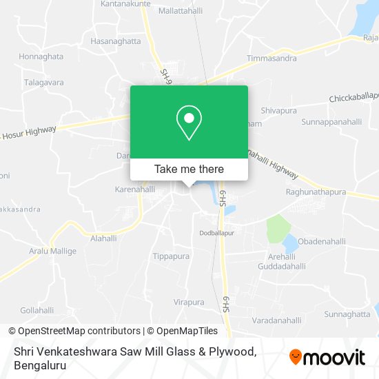 Shri Venkateshwara Saw Mill Glass & Plywood map