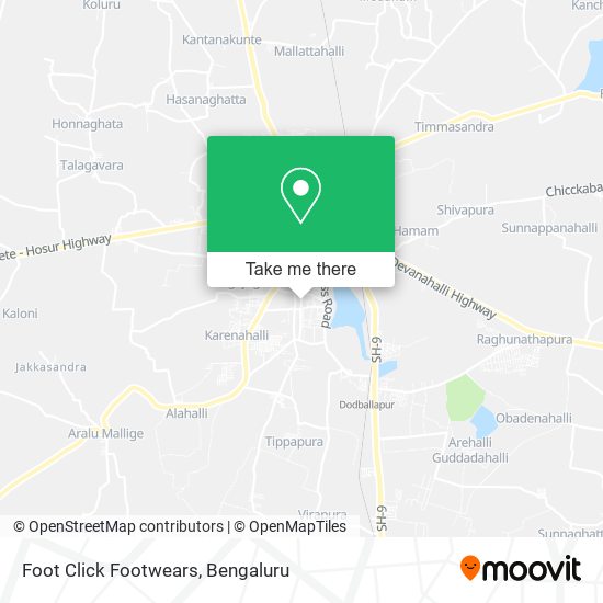 Foot Click Footwears map