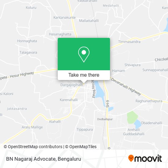 BN Nagaraj Advocate map