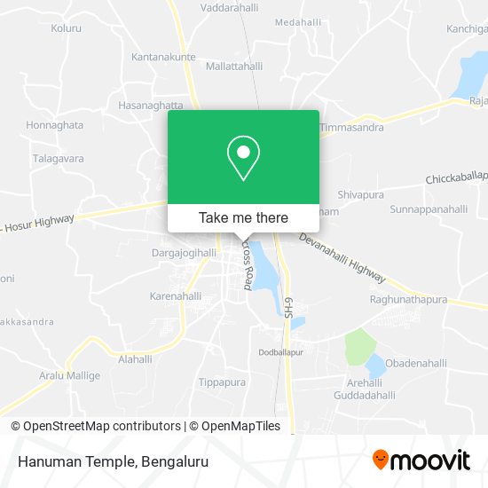 Hanuman Temple map