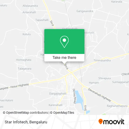 Star Infotech map