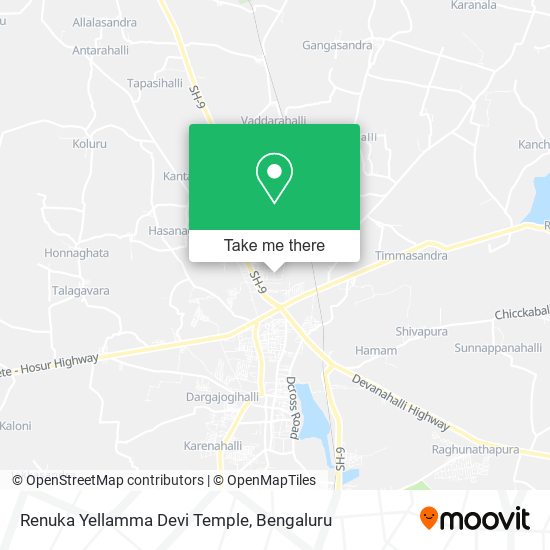 Renuka Yellamma Devi Temple map