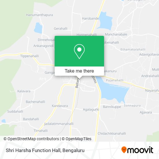 Shri Harsha Function Hall map