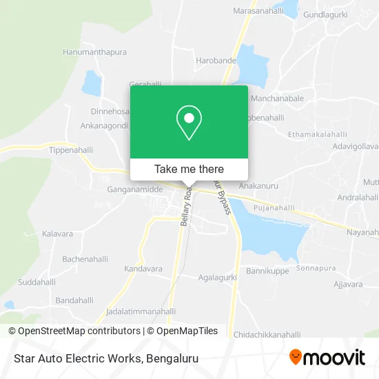 Star Auto Electric Works map