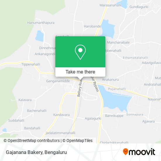 Gajanana Bakery map