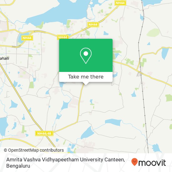 Amrita Vashva Vidhyapeetham University Canteen map