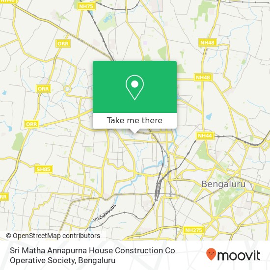 Sri Matha Annapurna House Construction Co Operative Society map