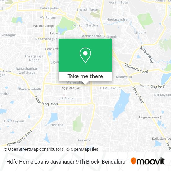 Hdfc Home Loans-Jayanagar 9Th Block map