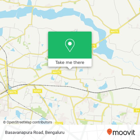 Basavanapura Road map