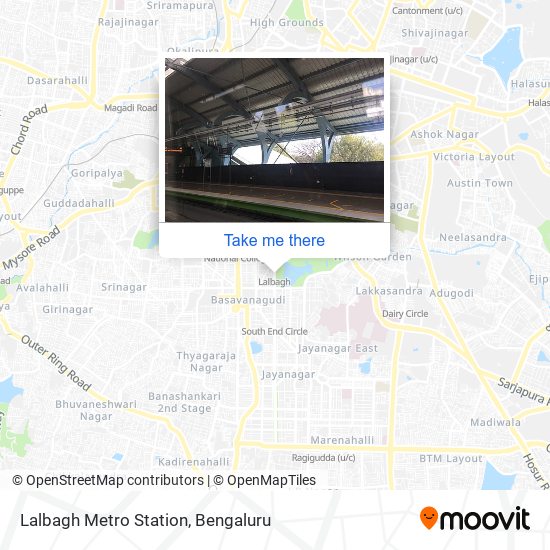 Lalbagh Metro Station map