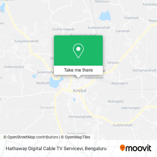 Hathaway Digital Cable TV Servicevi map