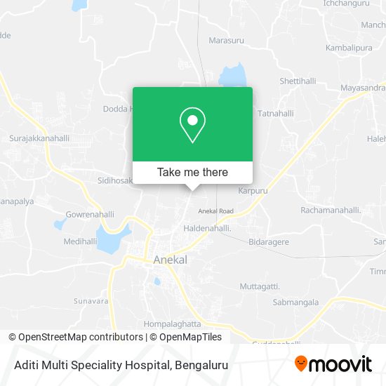 Aditi Multi Speciality Hospital map