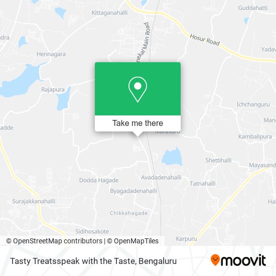 Tasty Treatsspeak with the Taste map