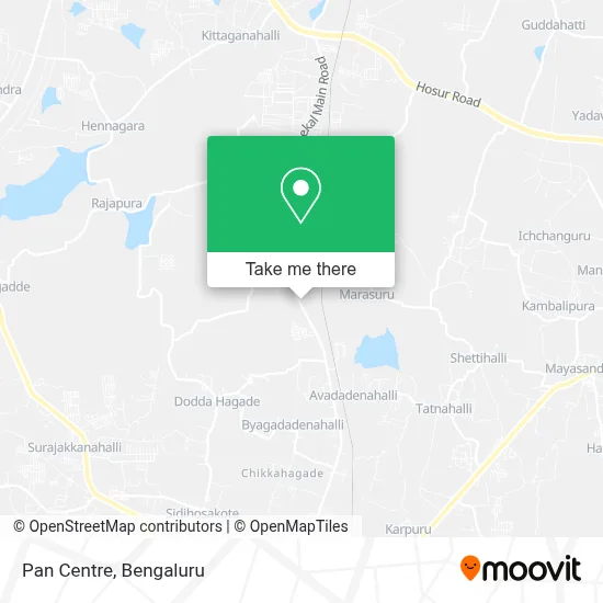 Pan Centre map