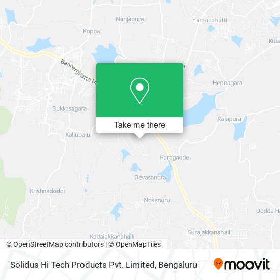 Solidus Hi Tech Products Pvt. Limited map
