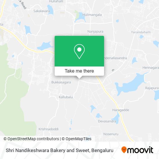 Shri Nandikeshwara Bakery and Sweet map