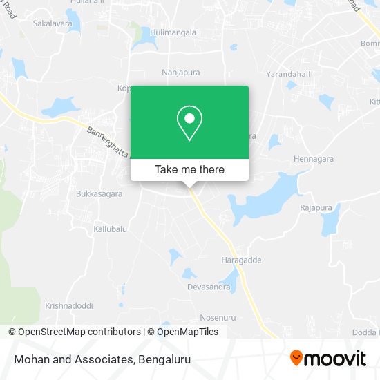 Mohan and Associates map