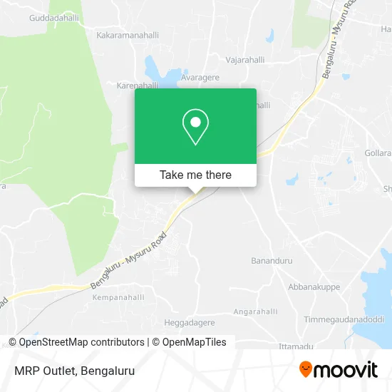 M R P Outlet map