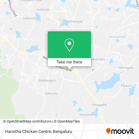 Harsitha Chicken Centre map