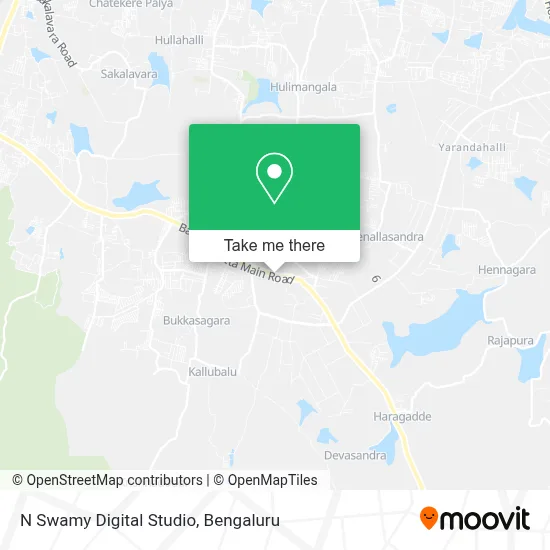 N Swamy Digital Studio map