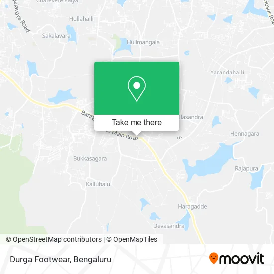 Durga Footwear map