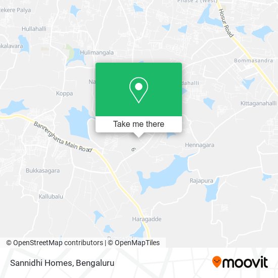 Sannidhi Homes map